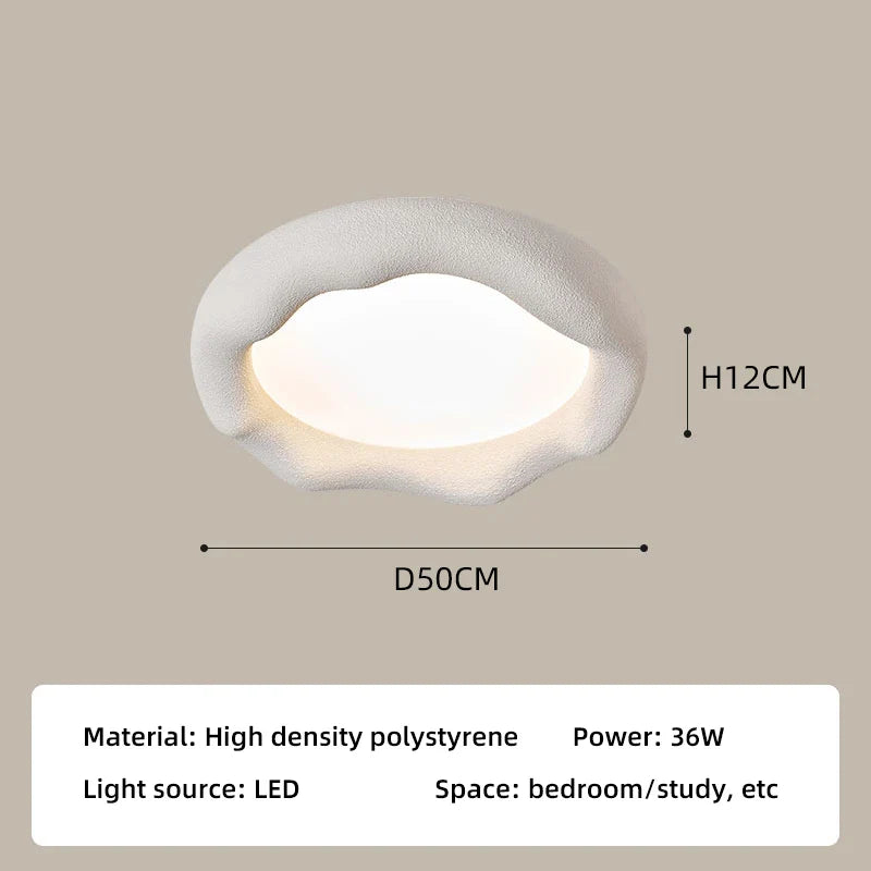 Axyaa Wabi Sabi LED Ceiling Light for Modern Home Decor