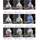 Axyaa Blue White Porcelain Vase Arranger Dracaena sanderiana Home Decor