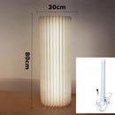 Nordic Style Kraft Paper Cylinder Table Lamp LED Desk Light for Home Living Room Axyaa