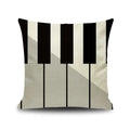 Axyaa Piano Key Notes Pillowcase - Home/Office Sofa Decor