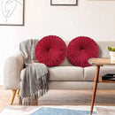 Axyaa Velvet Pumpkin Throw Pillow 38cm - Home Decoration & Seat Cushion
