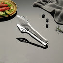 Axyaa Stainless Steel Food Tongs Kitchen Utensils Silver Golden Beef Clip.
