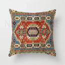 Axyaa Red Moroccan Short Plush Ethnic Style Cushion Cover for Home Decoration