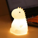 Axyaa Silicone LED Night Light for Kids - USB Rechargeable RGB Touch Lamp