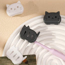Axyaa Cat Toothbrush Head Covers - Set of 8
