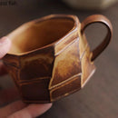 Axya Retro Ceramic Mug: Creative Texture Coffee Cup for Office, Home, and Beverages