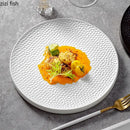 Axya Ceramic Dinner Plate: Creative & Stylish Steak Dessert Snack Tableware