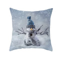 Snowman Pillow Cover Winter Home Decor Cushion Covers by Axyaa