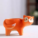 Axyaa Cartoon Animal Flower Pot Succulent Plant Vase for Garden and Yard Decor