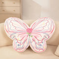 Axyaa High-Elastic Velvet Butterfly Alien Girl Style Sofa Pillow for Living Room