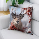 Axyaa Nordic Animal Cartoon Print Cushion Cover for Stylish Sofa Decor