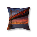 Axyaa City Building Night View Pillowcase