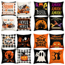 Axyaa Nordic Halloween Linen Pillowcase 45x45cm