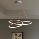 Axyaa Nordic Chandelier Black/White Indoor Hanging Chandelier