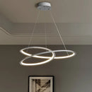 Axyaa Nordic Chandelier Black/White Indoor Hanging Chandelier for Home - Lustre Design
