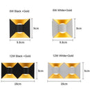 Axyaa 12W Aluminum LED Wall Lamps: Modern Bedroom & Dining Room Lights