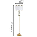 Axyaa Modern LED Ceramic Floor Lamp for Home Living Room Décor