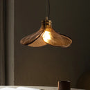 Axya Tawny Glass Pendant Lamp Retro Nostalgic Bedroom Dining Room Bar Desk Light