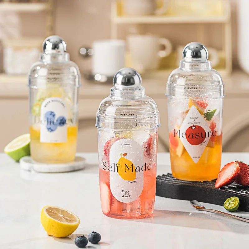 Axya Shaker Cup Cocktail Shaker Bar Accessories Spillproof Hand Shaker Pot Home Bars