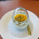 Axyaa Glass Eggshell Dessert Bowl with Lid - Molecular Cuisine Tableware