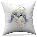 Axyaa Animal Print Pillowcase in Peach Skin Fabric - Modern Simple Cartoon Design