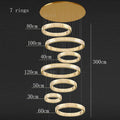 Axyaa Crystal Chandelier: Modern Stair Pendant Lighting for Living Room & Interior