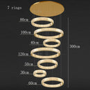 Axyaa Crystal Chandelier: Modern Stair Pendant Lighting for Living Room & Interior