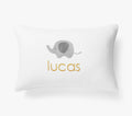 Axyaa Personalized Letter Embroidery Cotton Pillowcase - Smart Gift for Family & Friends