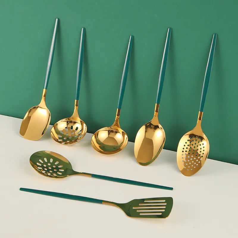 Axyaa Stainless Steel Kitchen Utensils Set