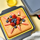 Axyaa Silicone Non Stick Cake Baking Mold - Round & Rectangular Shapes