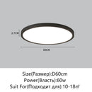 Axyaa LED Ceiling Light: Remote Dimming Modern Fixture for Home Decor