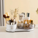 Axyaa Rotating Cosmetic and Jewelry Organizer for Makeup, Brushes, Lipsticks