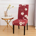 Axyaa Elastic Printed Chair Cover - Four Season Slipcover for Home, Restaurant, Kitchen