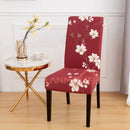 Axyaa Elastic Printed Chair Cover - Four Season Slipcover for Home, Restaurant, Kitchen