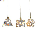 Axyaa Terrazzo LED Pendant Lights: Japanese Style for Corridor Bedroom Living Room