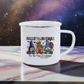 Axyaa Halloween Dwarf Pumpkin Enamel Mug: Holiday Gift, Cute Drinkware