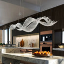 Axyaa Luxury Crystal Chandelier - Modern Minimalist Design for Dining Table, Bar, and Desk