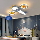 Axyaa Airplane Ceiling Lights Remote Control Dimming LED Chandelier