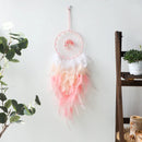 Axyaa Dream Catcher Pink Tree of Life Crystal Stone Hanging Ornaments Decor Gift