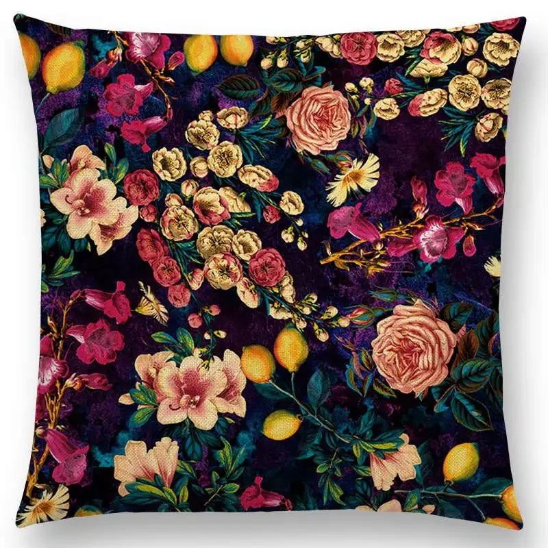 Axyaa Tropical Jungle Garden Throw Pillow Covers