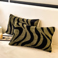 Axyaa Plush Rabbit Velvet Pillow Cover Set - Soft & Fluffy Decorative Pillow Sham