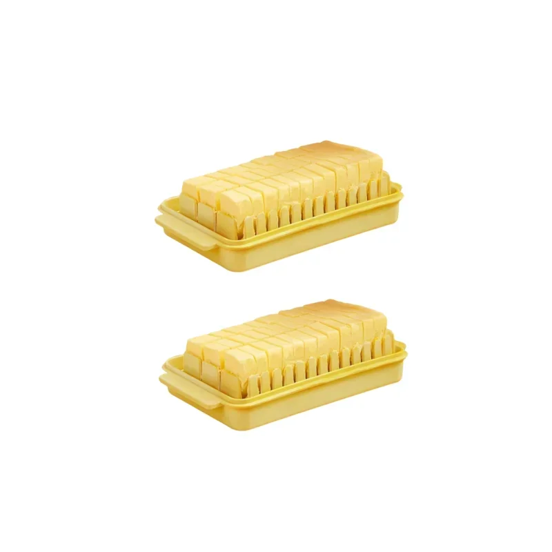 Axyaa Butter Cheese Cutter & Storage Box with Lid for Fresh Keeping in Refrigerator