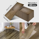 Axyaa Wood Grain Self-Adhesive Floor Strips: Peelable & Sticky for Living Room, Bedroom