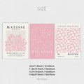 Pink Abstract Sage Matisse Gallery Print Set by Axyaa