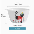 Axyaa Cartoon Ceramic Dining Bowl for Children