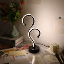 Axyaa Double Question Mark Desk Lamp: USB, Three Color Dimming, Eye Protection Nightlight