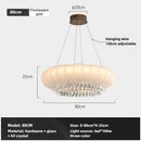 Axyaa Crystal Chandelier Pendant Light for Modern Luxury Living Room
