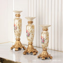 Axyaa Retro Resin Candle Holder for Nostalgic Decoration and Candlelight Dinners