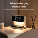 Axyaa ABS Bedroom Lamp Clock for Home/Office Holiday Decor USB Plug