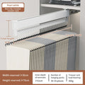 Axyaa Sliding Pants Rack: Aluminum Wardrobe Organizer, Wall-mounted Collapsible Clothes Holder